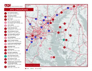 APG Chesapeake regional map